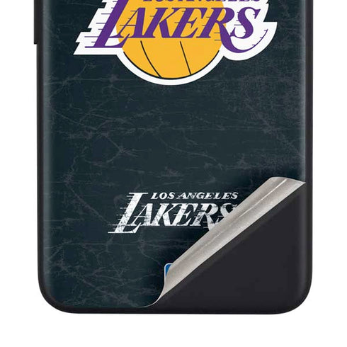 NBA Los Angeles Lakers Black Primary Logo Google Pixel 4a Skin